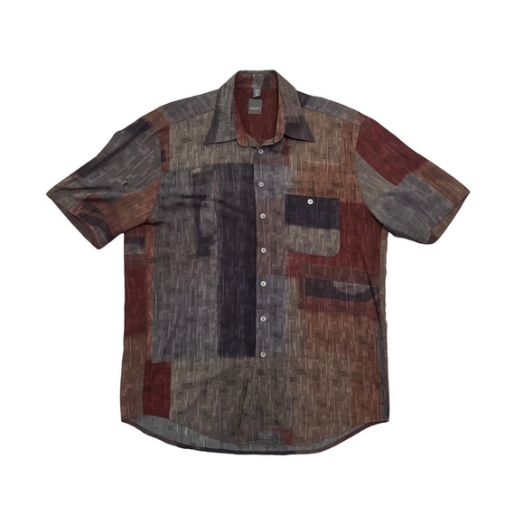 Haupt Other - Haupt Men's Multicolor Patchwork Shirt